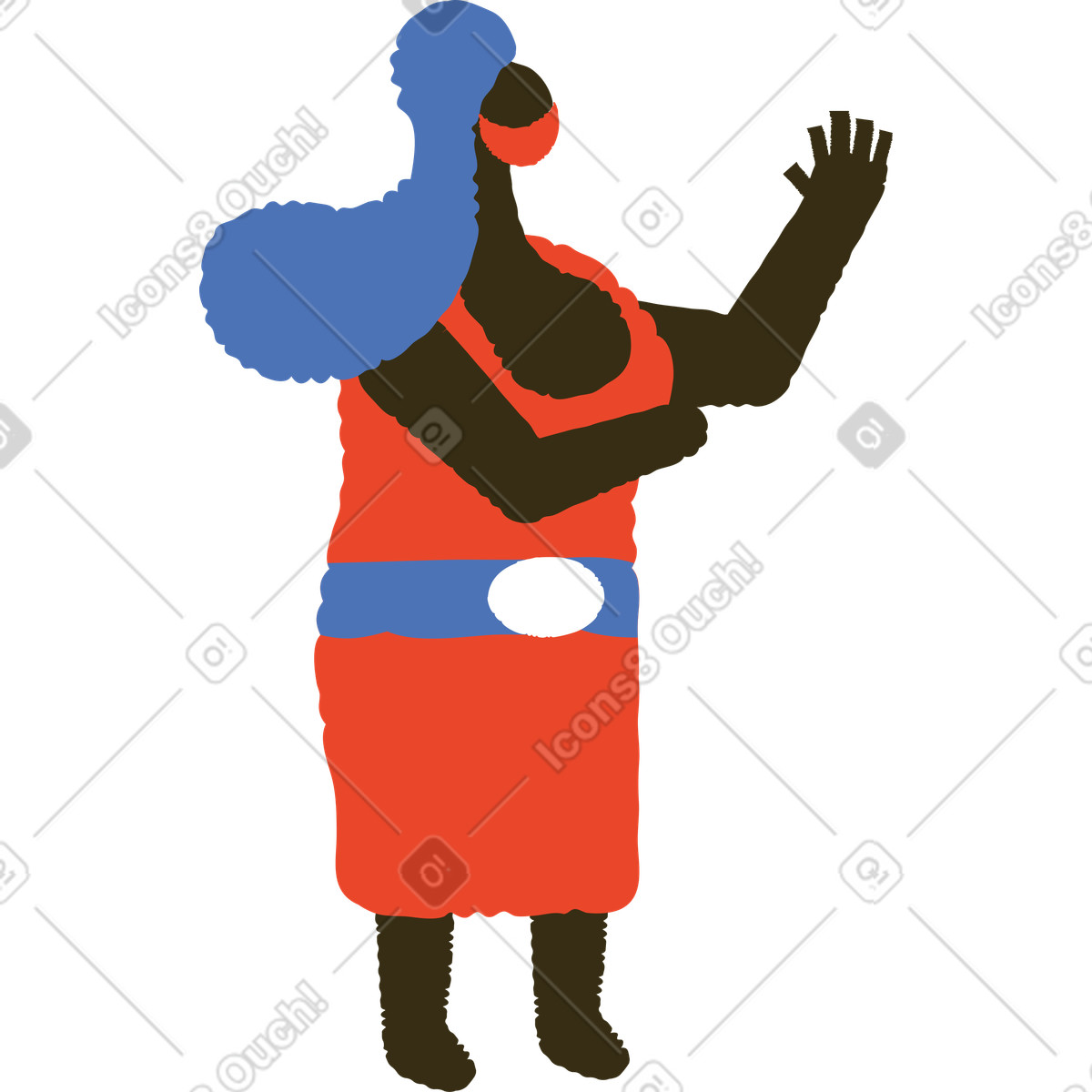 下载 Bermuda 风格的 女人 插画，支持 PNG、SVG 格式