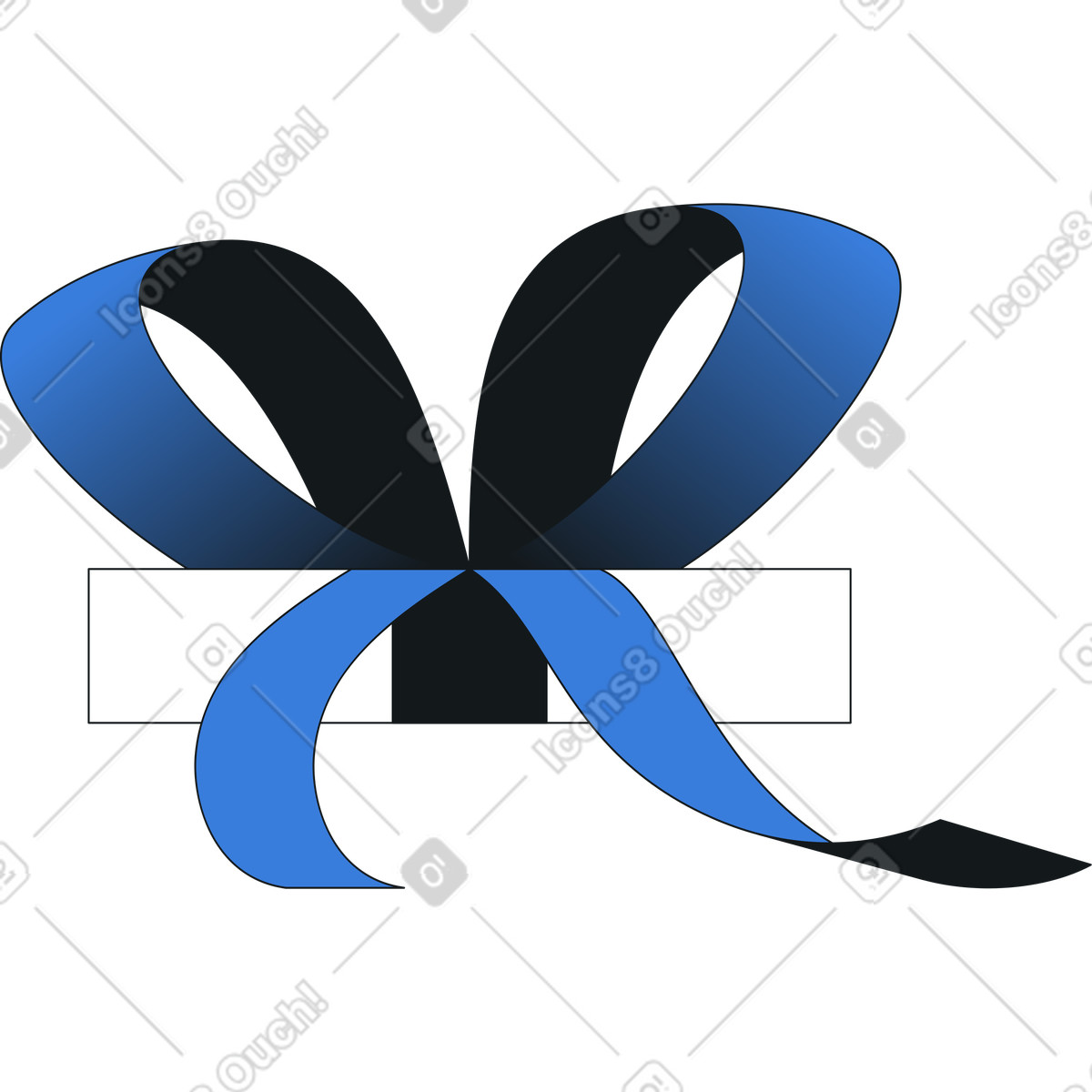 Illustration Couverture de boîte cadeau dans le style Midnight à télécharger aux formats PNG, SVG