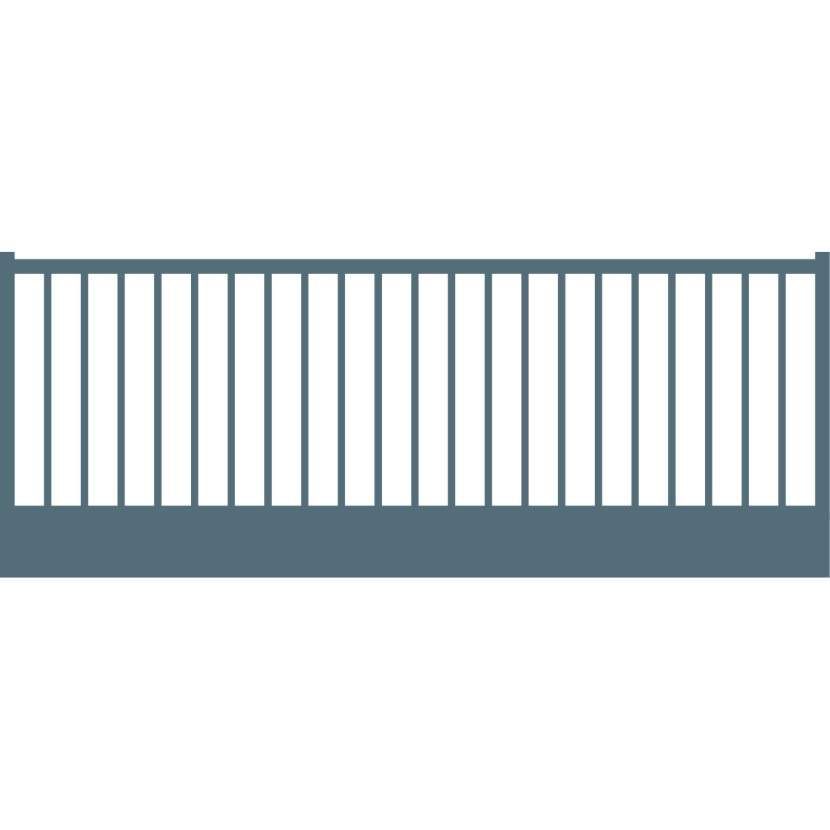 Balcony railing illustration in Fogg style download in PNG, SVG