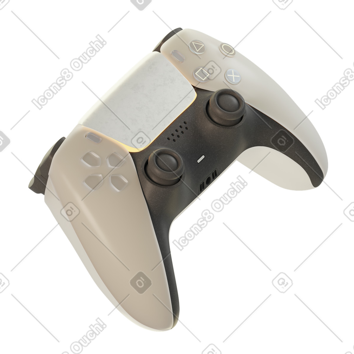 Ilustração de Controle de jogo branco em PNG e SVG
