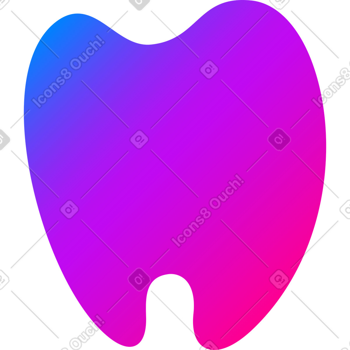 Ilustração de Dente em no estilo Vibrant para baixar em PNG, SVG