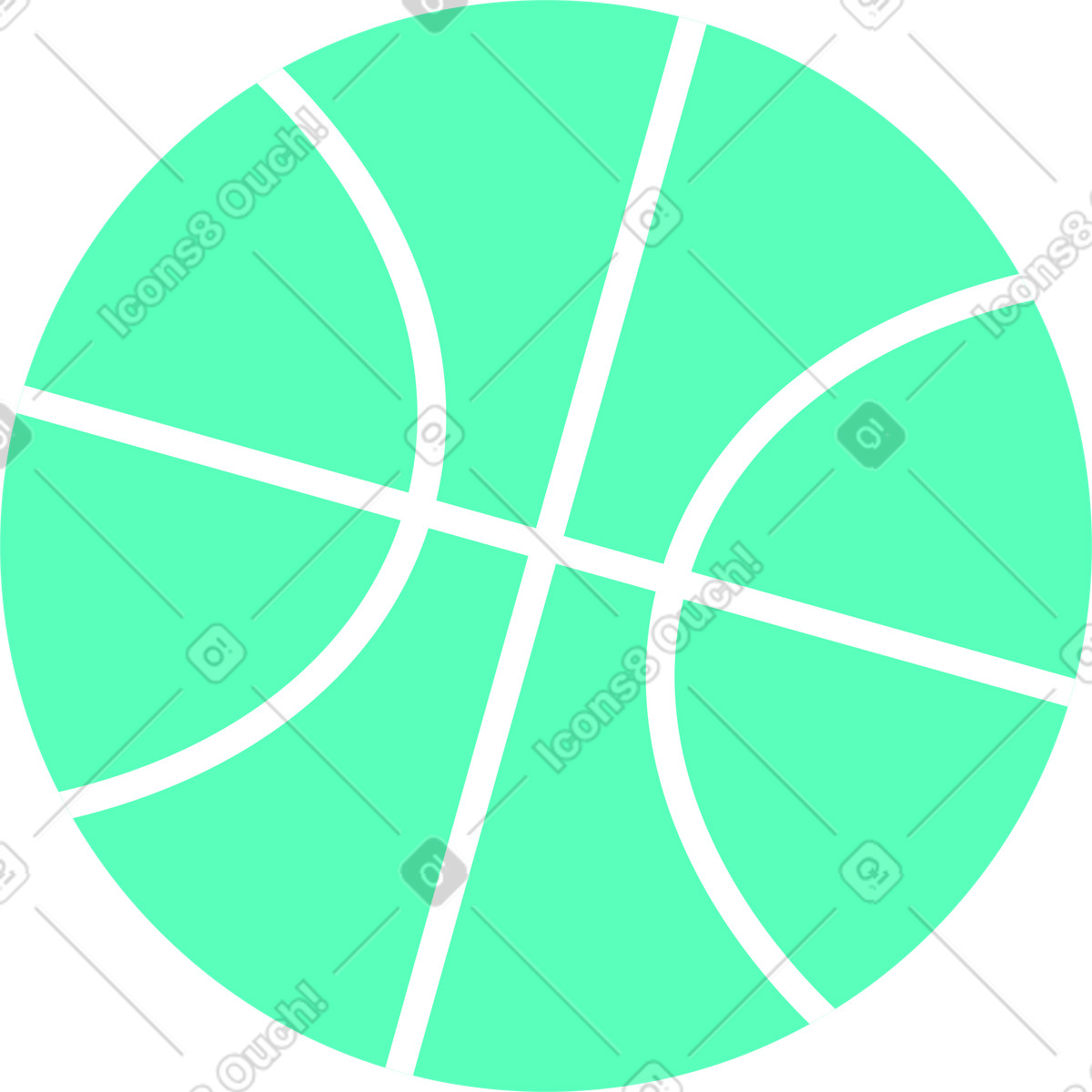 Ilustração de Bola basquete em no estilo Bright para baixar em PNG, SVG