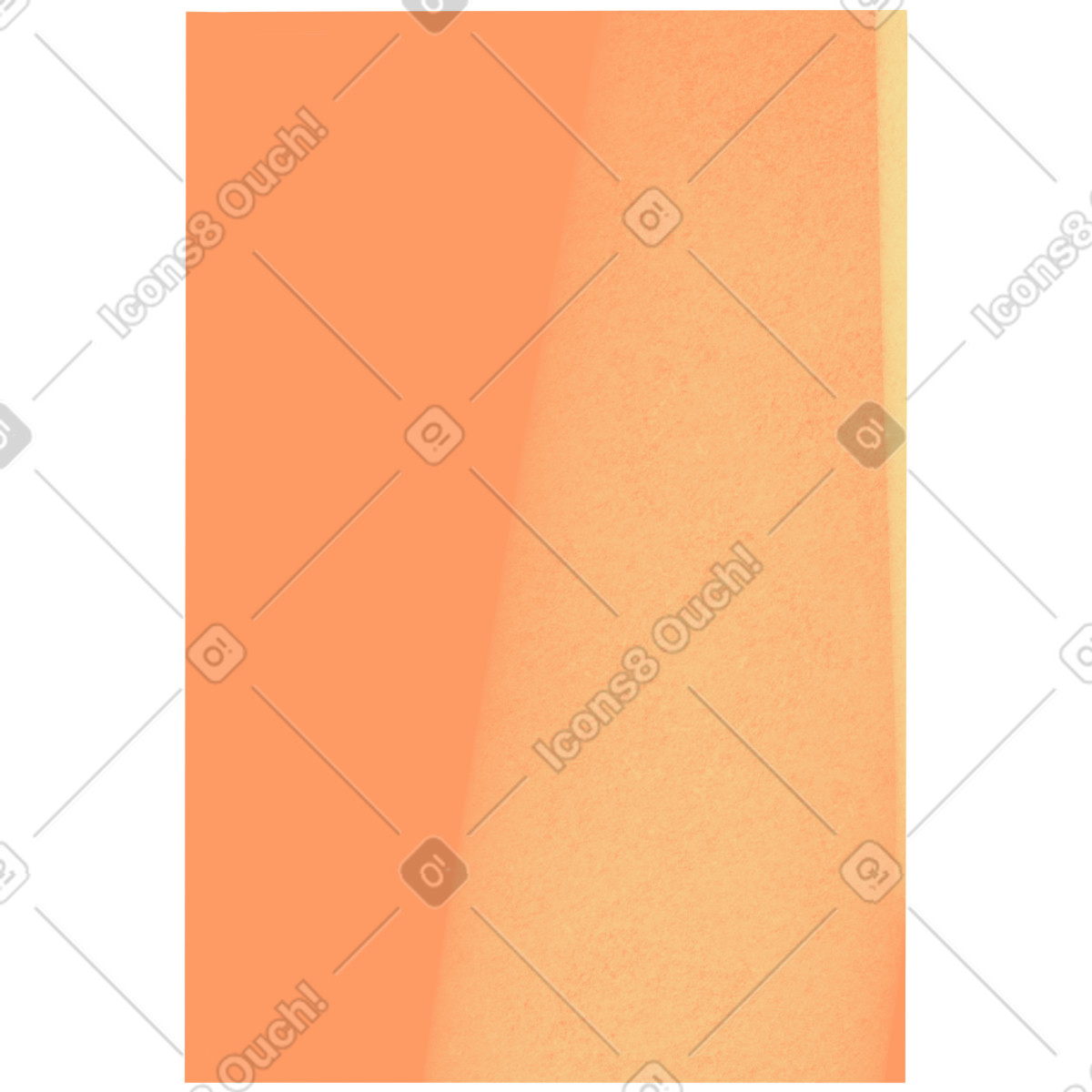 Illustration Orange rectangle as a gift box dans le style Shine à télécharger aux formats PNG, SVG