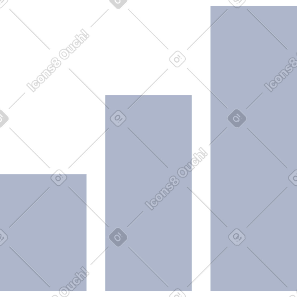 Ilustração de Analytics data visualization depicting rising performance using vertical bars em no estilo System para baixar em PNG, SVG