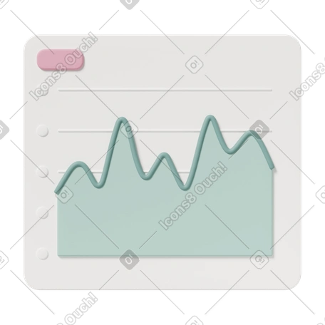 Web要素 Casual life スタイルの 3D Chart 4 のイラストをPNG、SVG形式でダウンロード