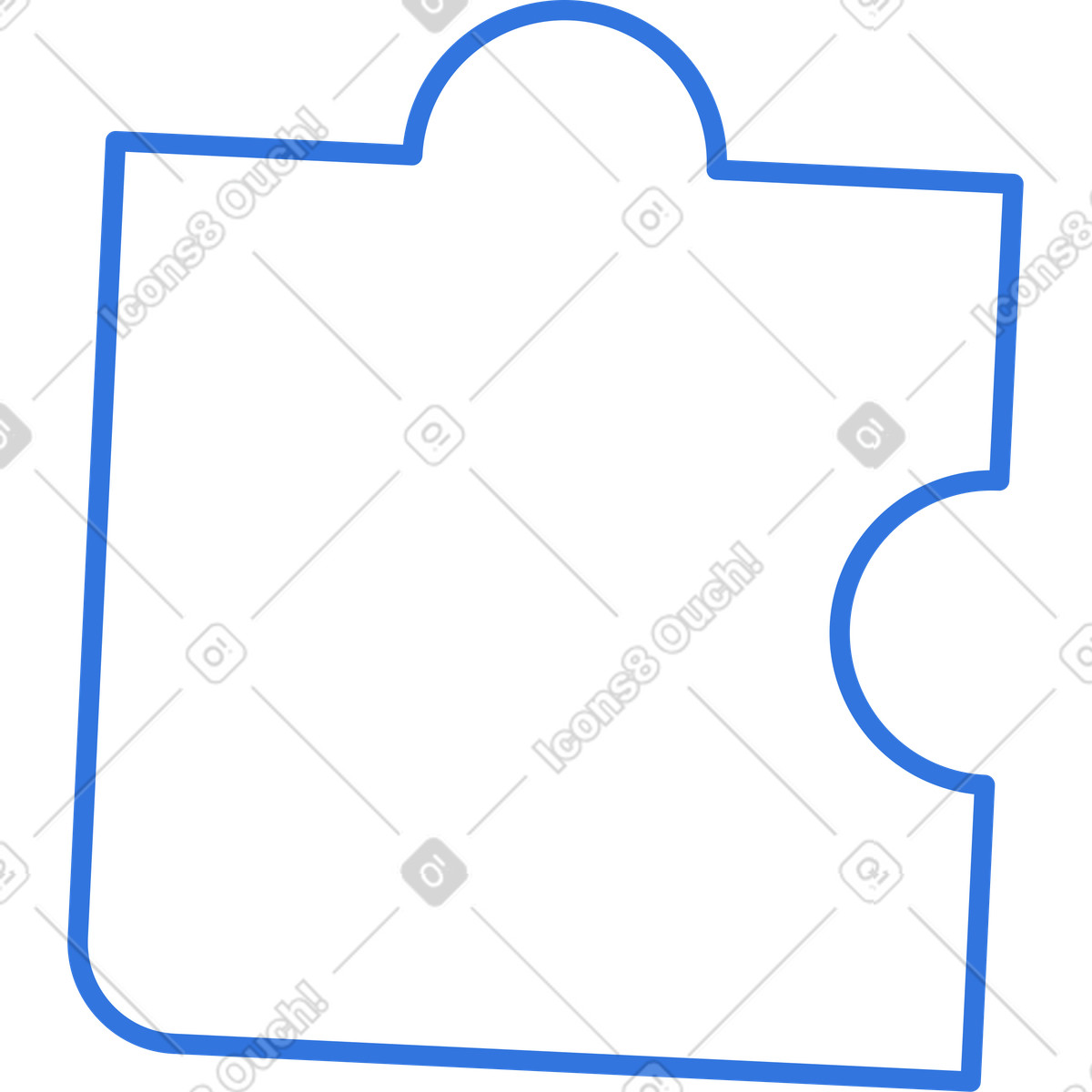 Puzzle piece illustration in PNG, SVG