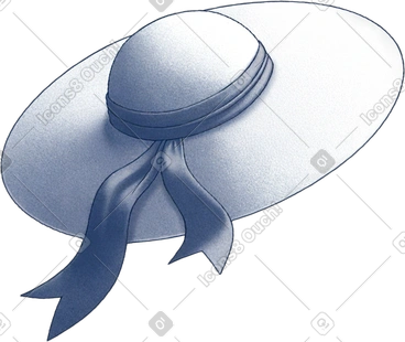 Beach hat PNG, SVG