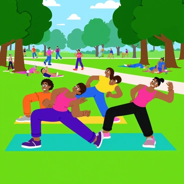 Standing side crunch