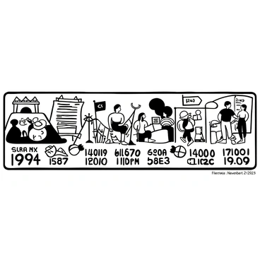 A large mural showcasing the progression of the caste system throughout history. The left side features an ancient village scene with people engaged in various traditional occupations. In the center, there are depictions of significant events and reforms that impacted the caste system, represented by a group of individuals in discussion and a scroll illustrating laws. The right side transitions to a modern urban setting, with people of diverse backgrounds collaborating in various professional environments. Each section is separated by historical markers, highlighting key years and changes in societal norms.