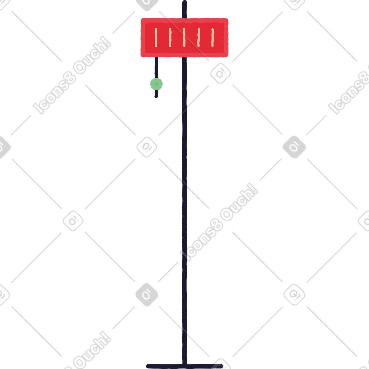 Light fixture-Illustration im Stripy-Stil als Download in PNG, SVG