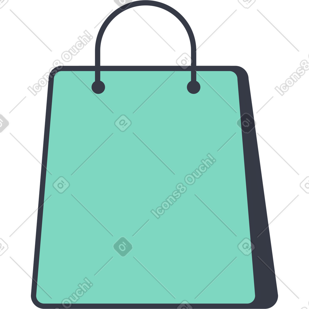 Sacchetto illustrazione in stile Abstract scarica in PNG, SVG