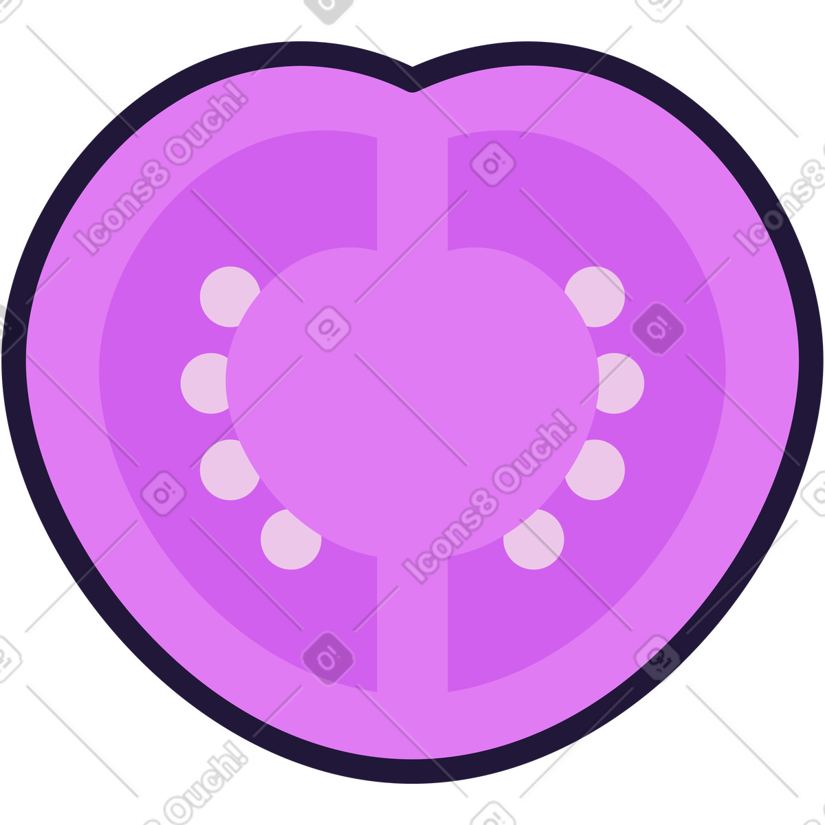 Ilustración Tomato en estilo Conifer a descargar en PNG y SVG