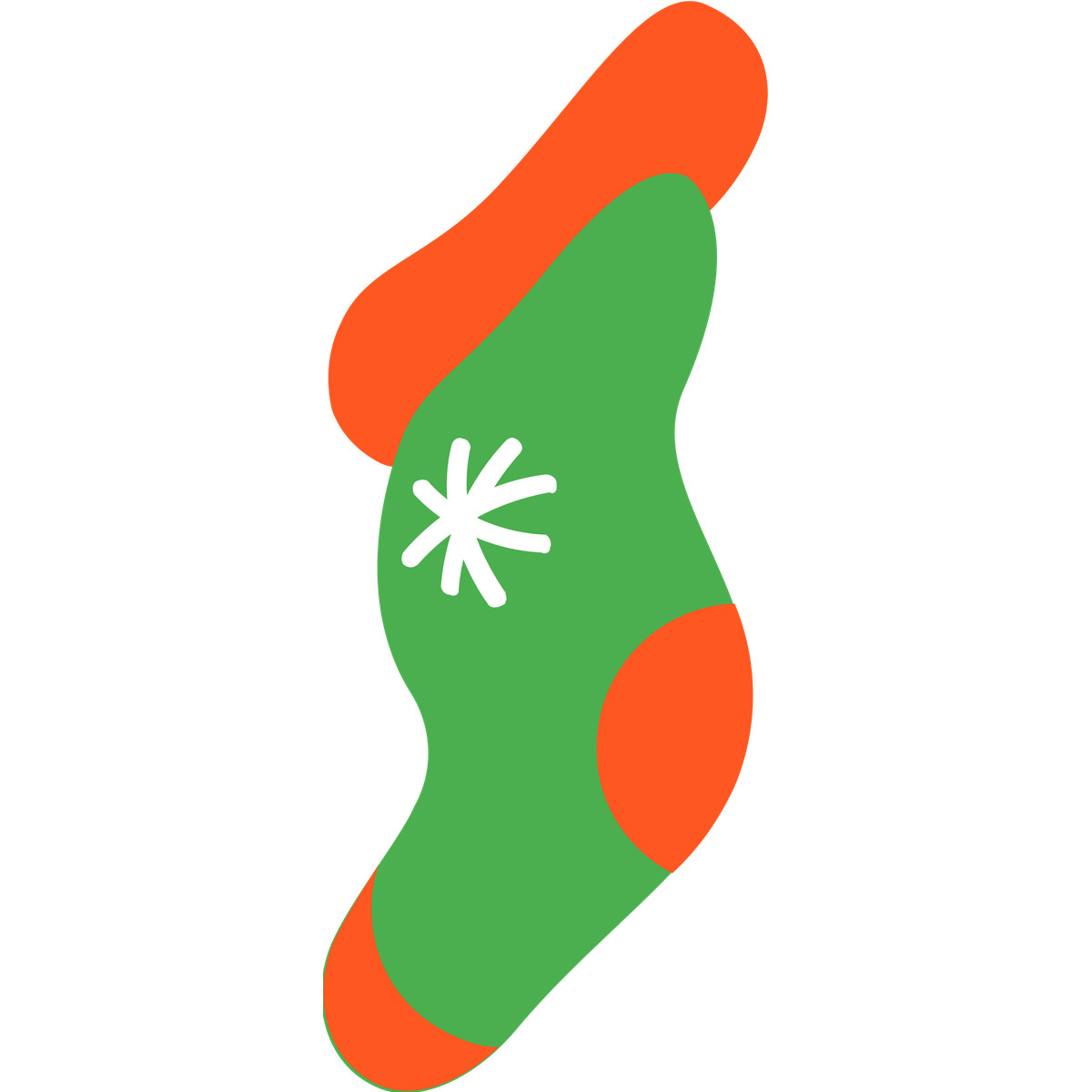 Illustration Gift sock dans le style Fogg à télécharger aux formats PNG, SVG