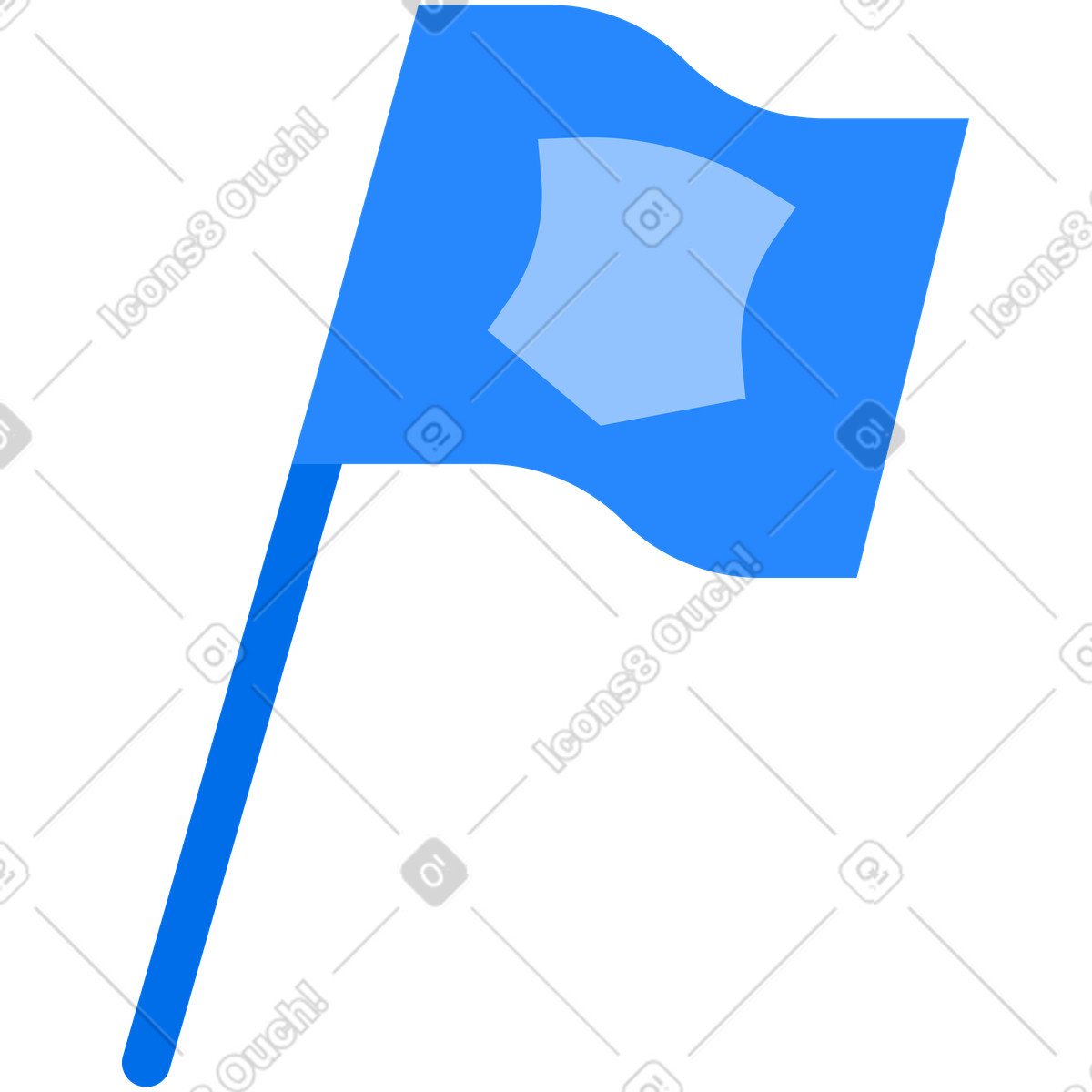 Flag illustration in Urban style download in PNG, SVG