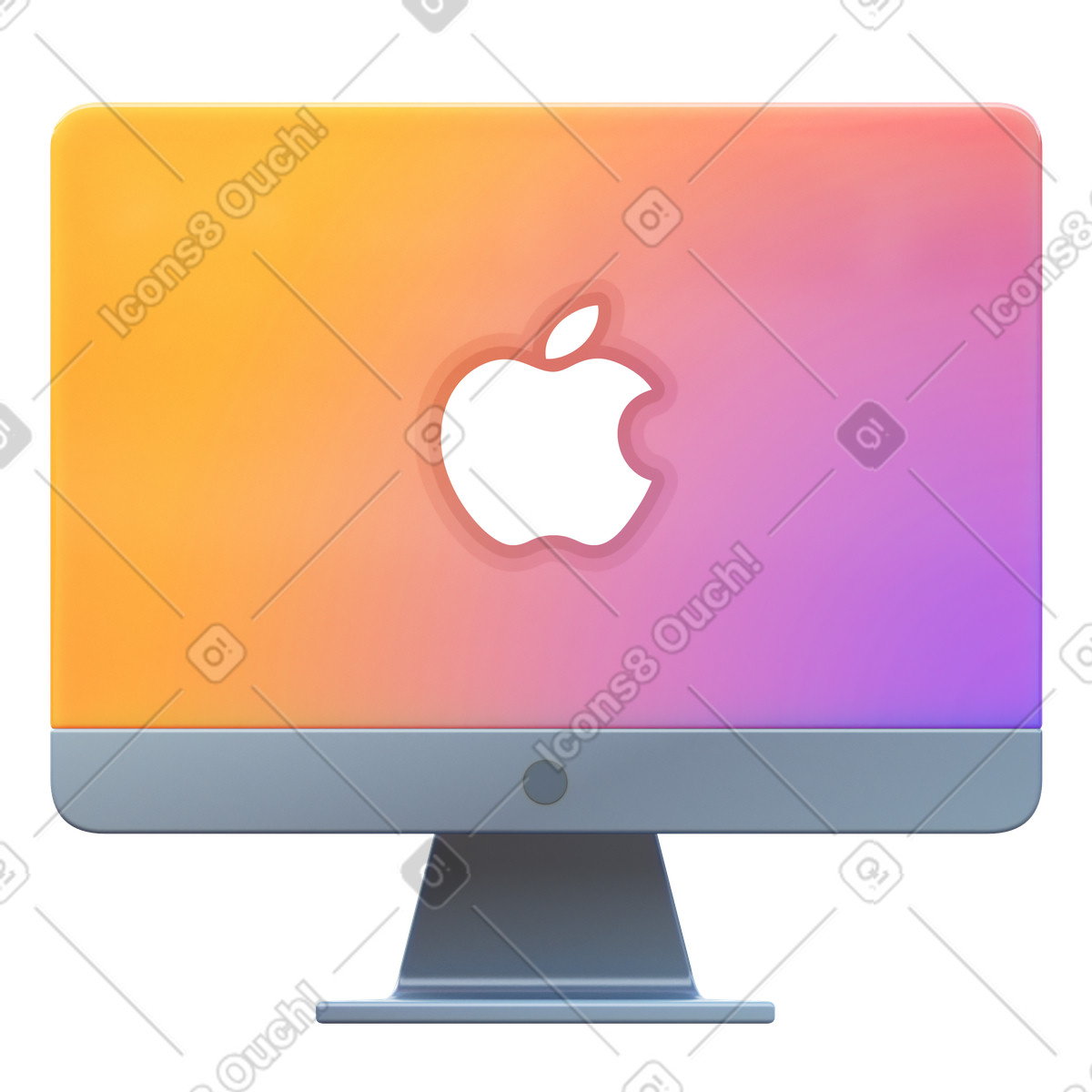 Иллюстрация Макинтош монитор в PNG и SVG