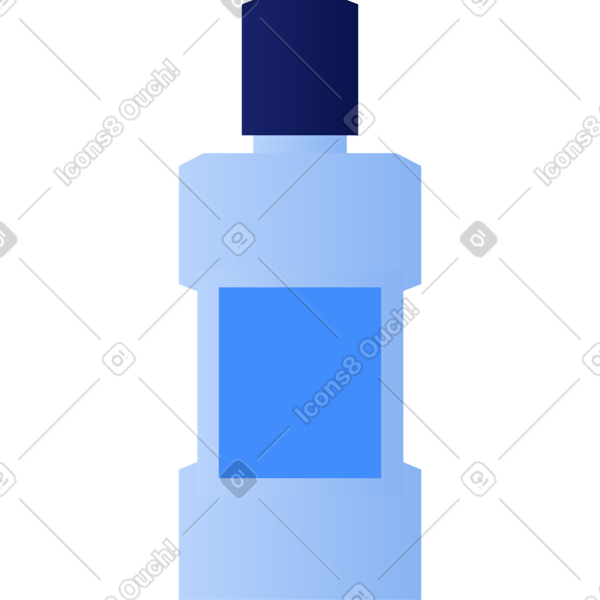 下载 Clip 风格的 漱口水 插画，支持 PNG、SVG 格式