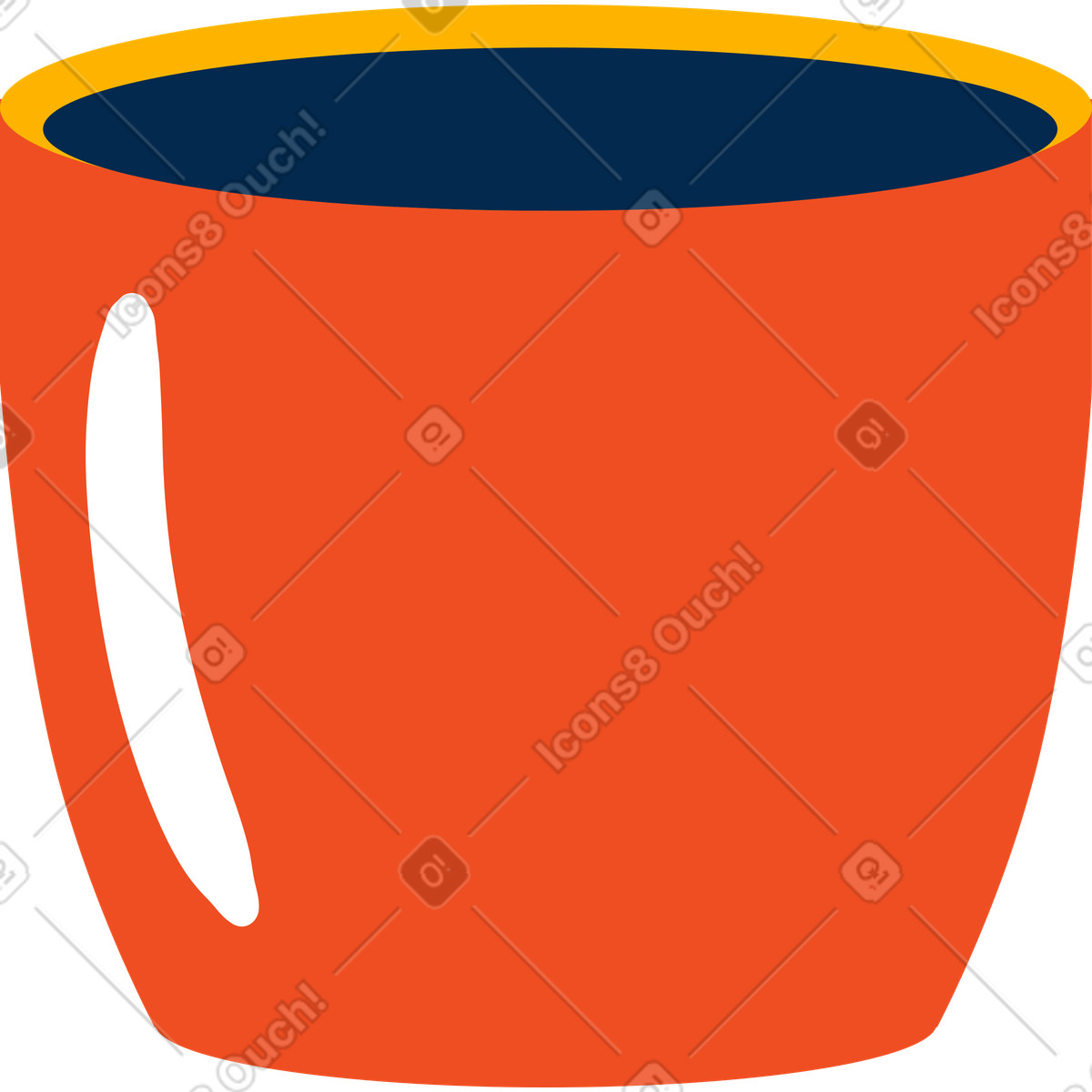 Ilustración Maceta en estilo Flame a descargar en PNG y SVG