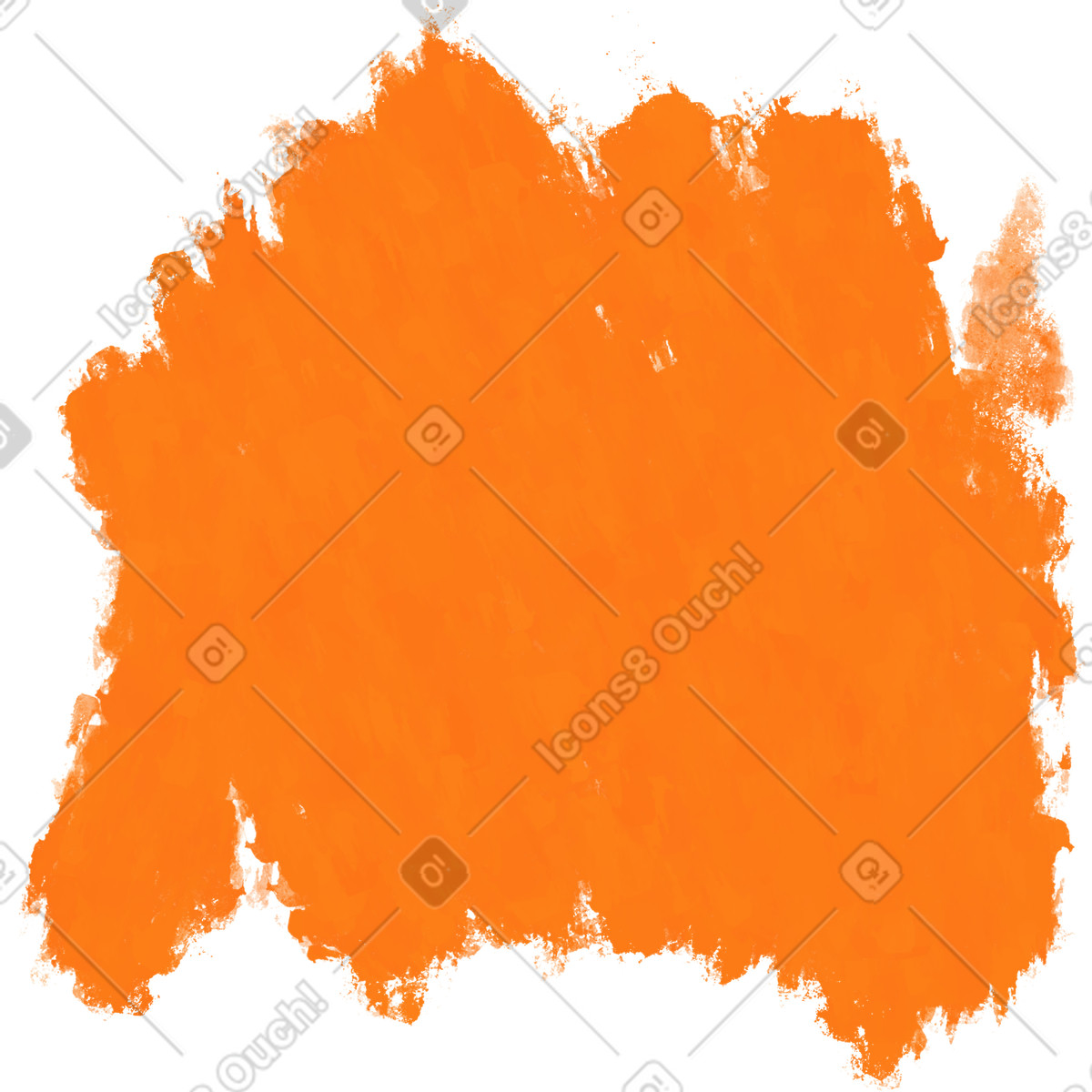 Illustration Forme abstraite orange dans le style Energy à télécharger aux formats PNG, SVG