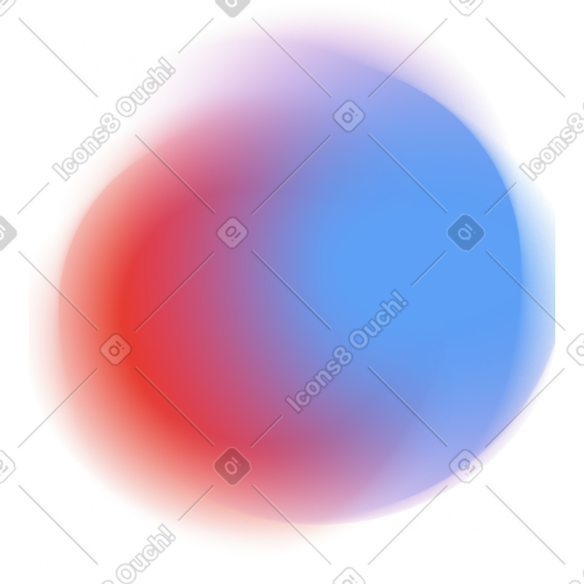 Colored blurry spot illustration in Forms style download in PNG, SVG