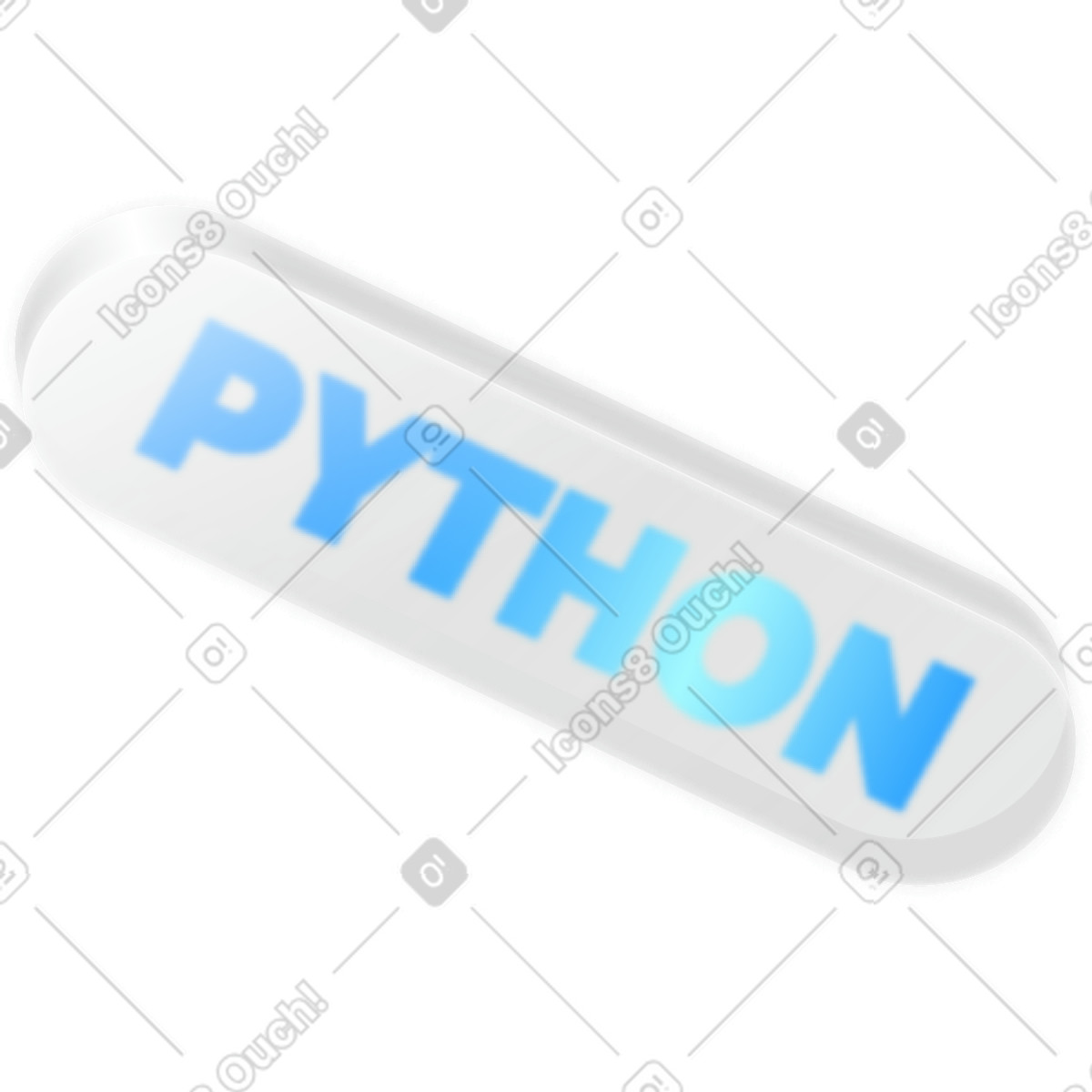 Python sign illustration in PNG, SVG