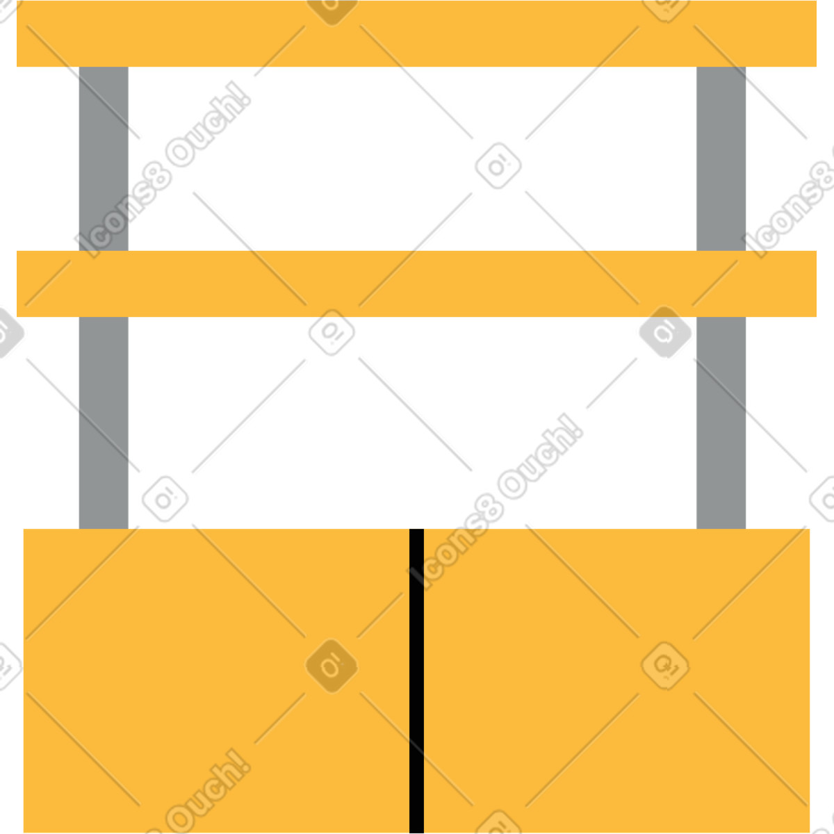 Cabinets on the wall illustration in Burgundy style download in PNG, SVG