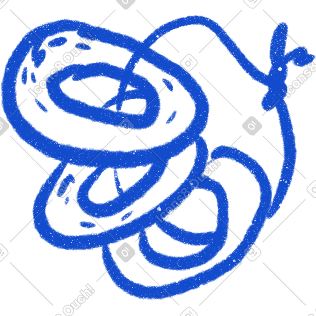 Bagel illustrazione in stile Experimental scarica in PNG, SVG
