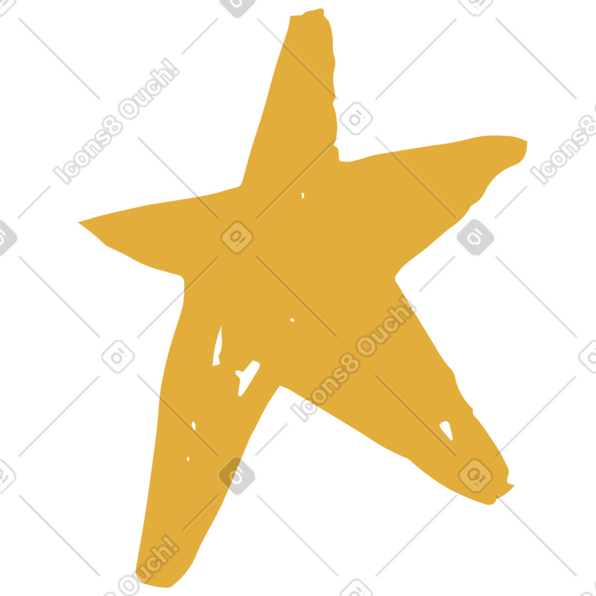 下载 Scandi 风格的 星星 插画，支持 PNG、SVG 格式