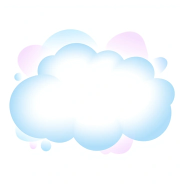 A smiling face subtly appearing amidst the curls of a cloud