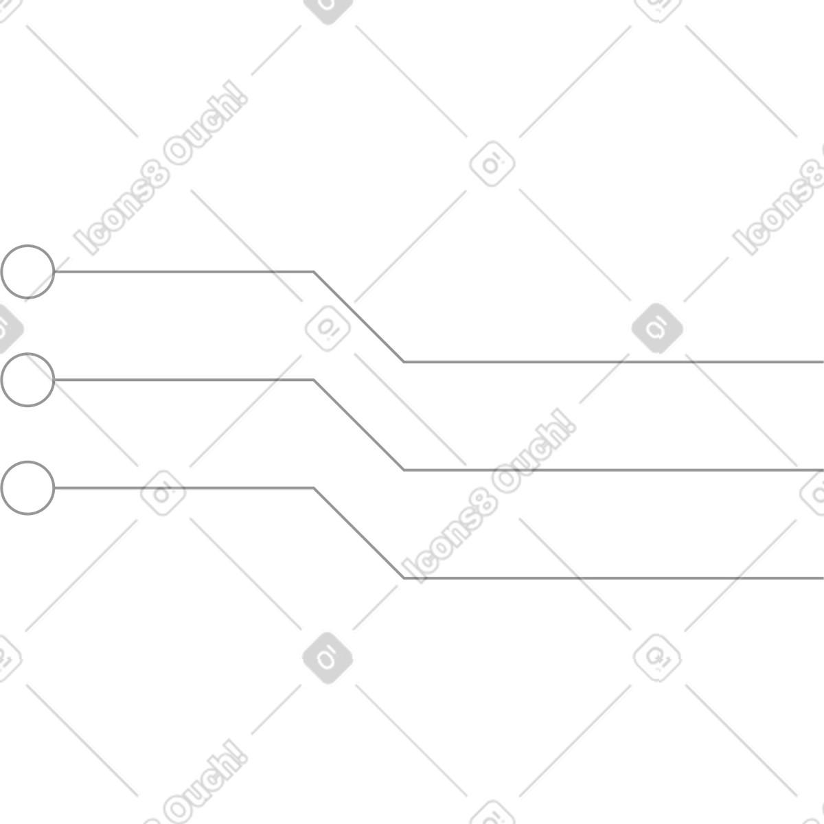 Computer circuit illustration in Concept style download in PNG, SVG