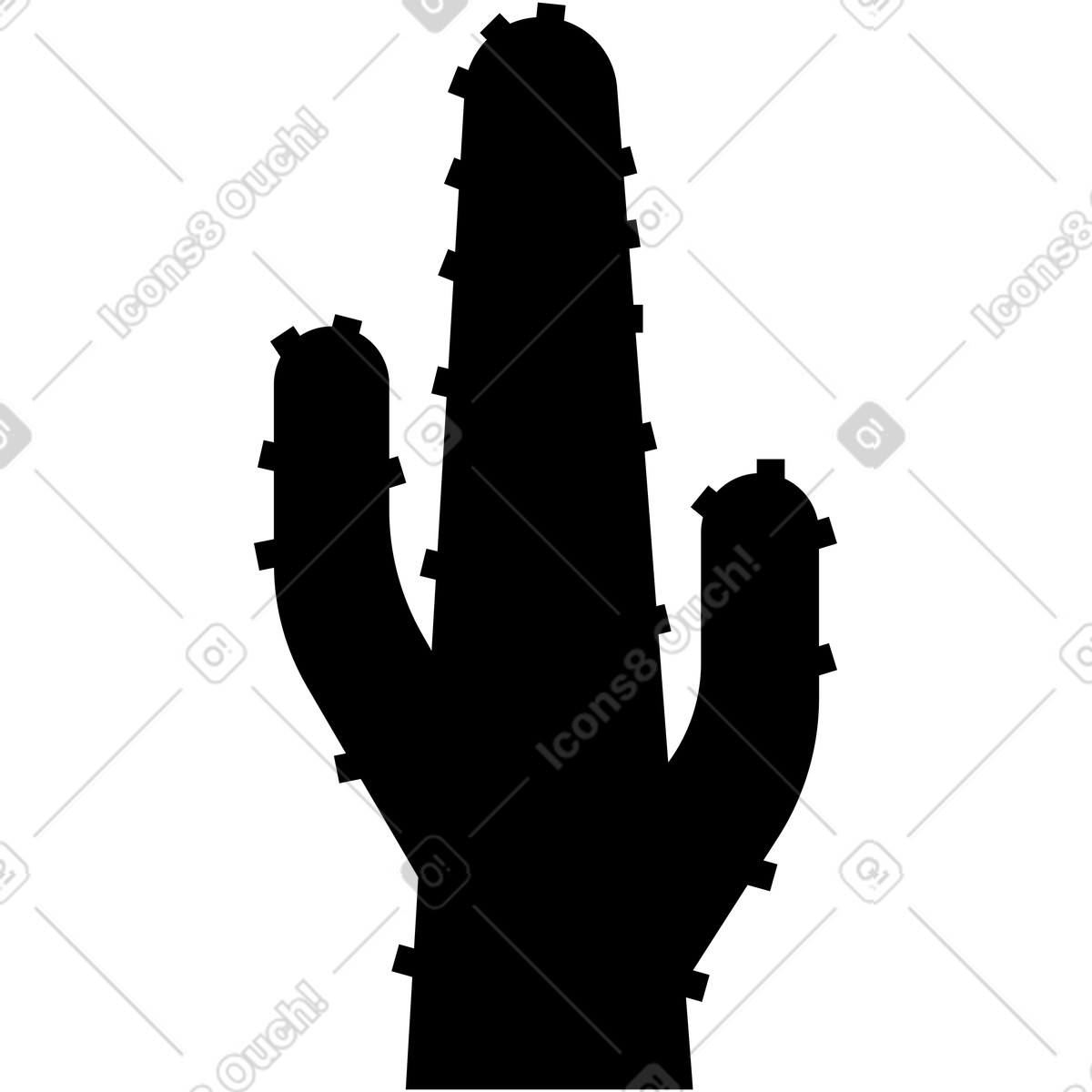 下载 Burgundy 风格的 仙人掌 插画，支持 PNG、SVG 格式