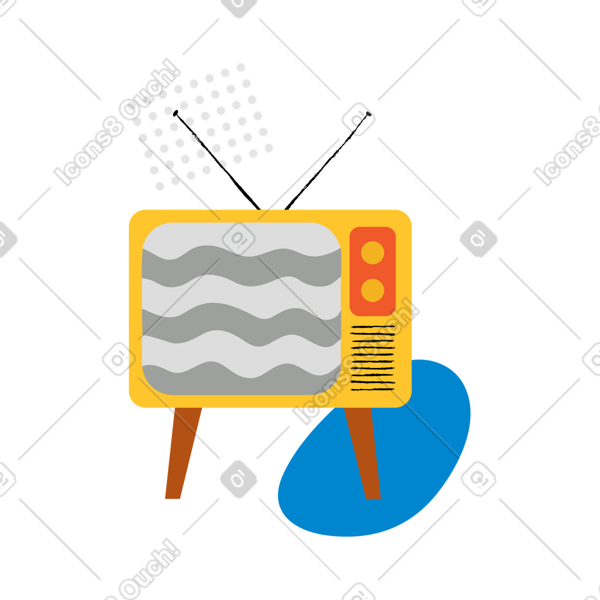 No messages illustration in PNG, SVG