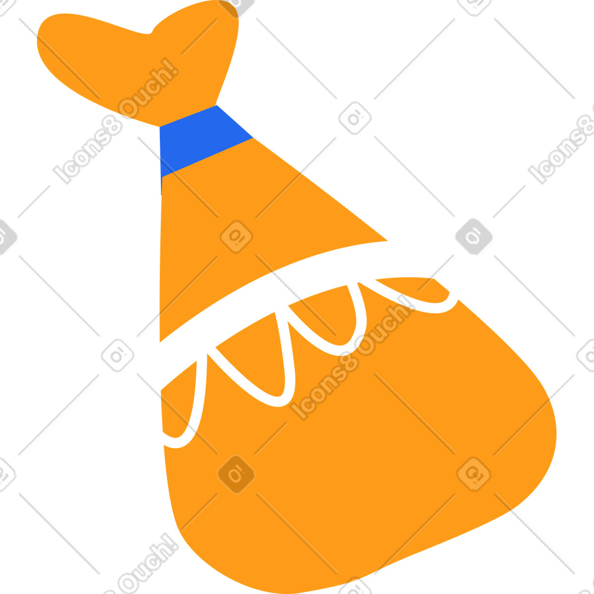 Sacchetto illustrazione in stile Kingdom scarica in PNG, SVG