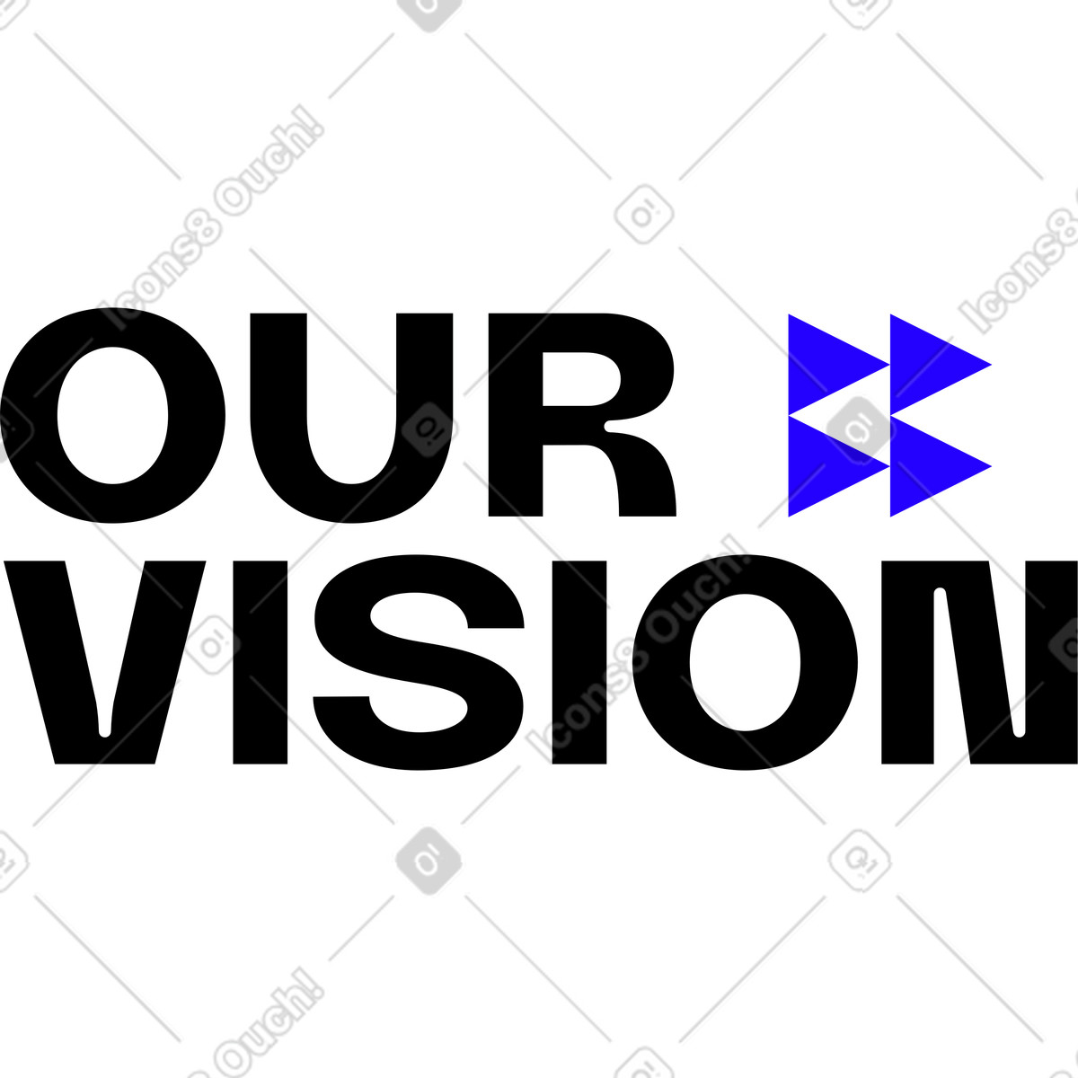 Text our vision illustration in Framework style download in PNG, SVG