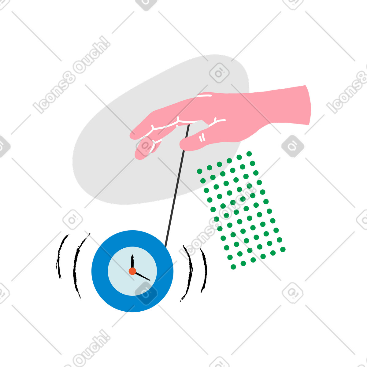 Come back later illustration in PNG, SVG