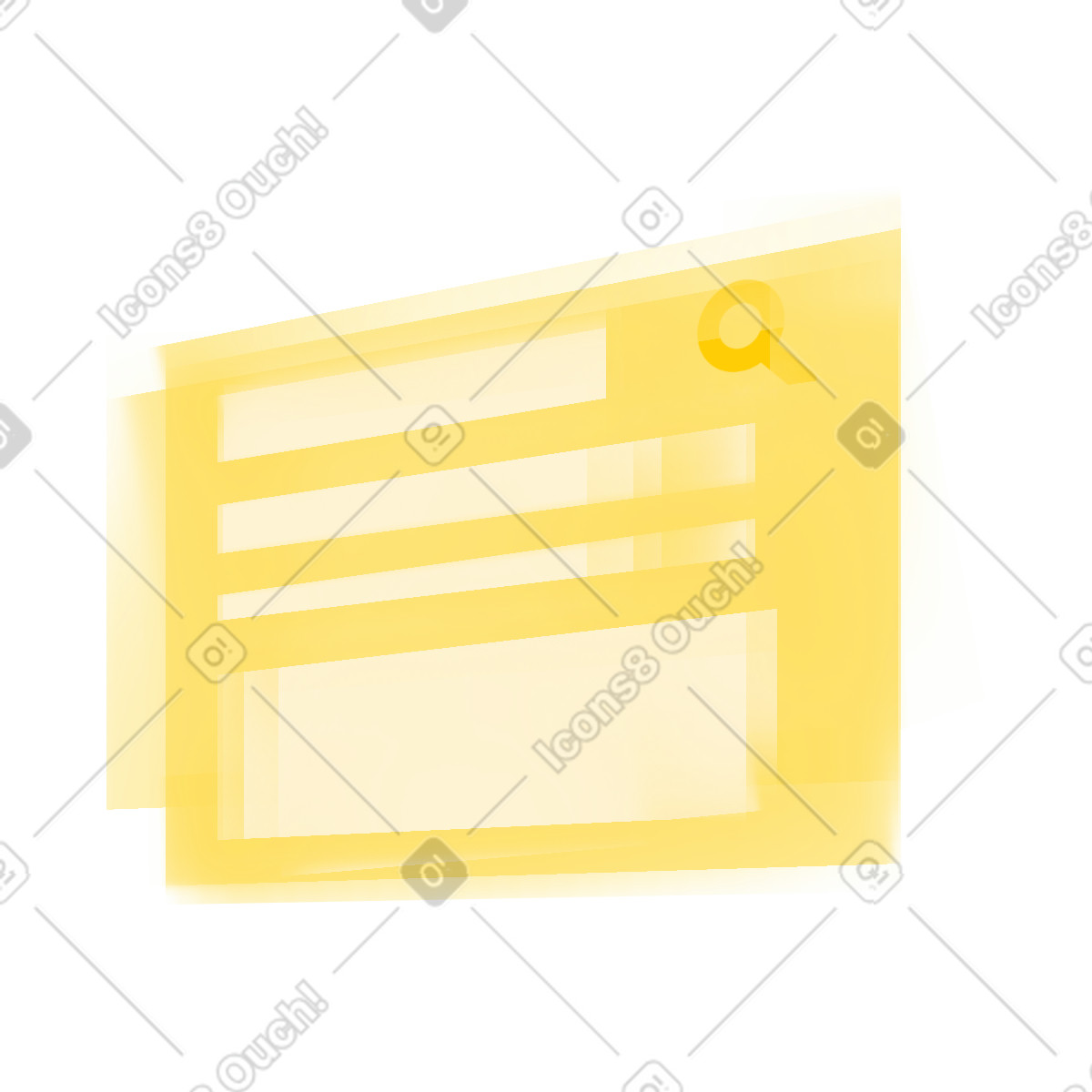 Dynamic スタイルの Search window のイラストをPNG、SVG形式でダウンロード