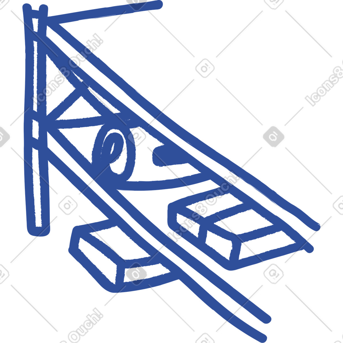 Shelf illustration in Lime style download in PNG, SVG