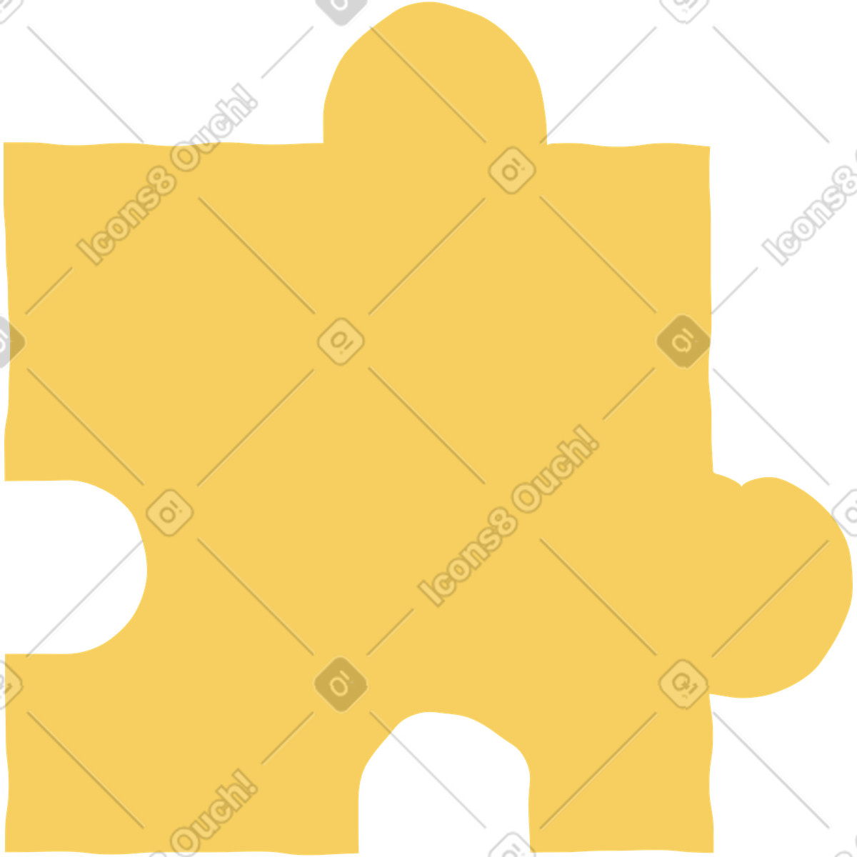 Illustration Casse-tête dans le style Pablo à télécharger aux formats PNG, SVG