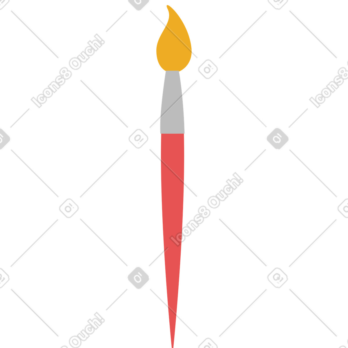 Illustration Brosse dans le style Pale à télécharger aux formats PNG, SVG