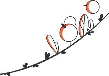 Plants composition PNG, SVG
