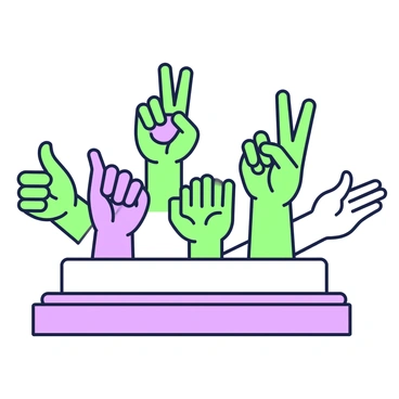 A collection of hand gestures from various cultures around the world