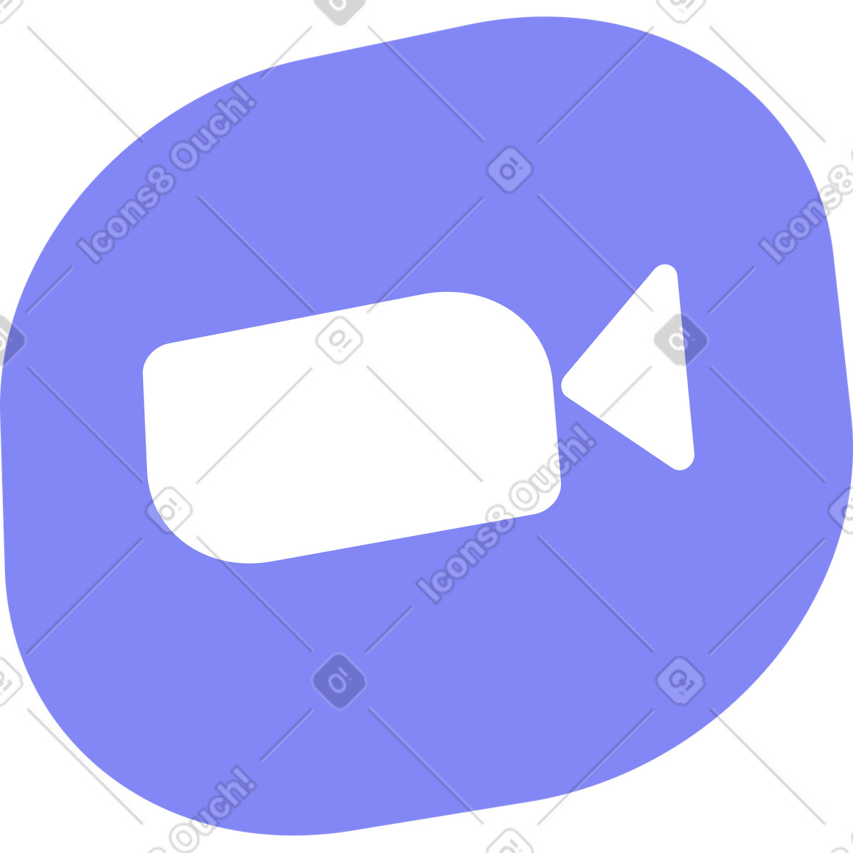 Videokamera-symbol-Illustration im Glow-Stil als Download in PNG, SVG