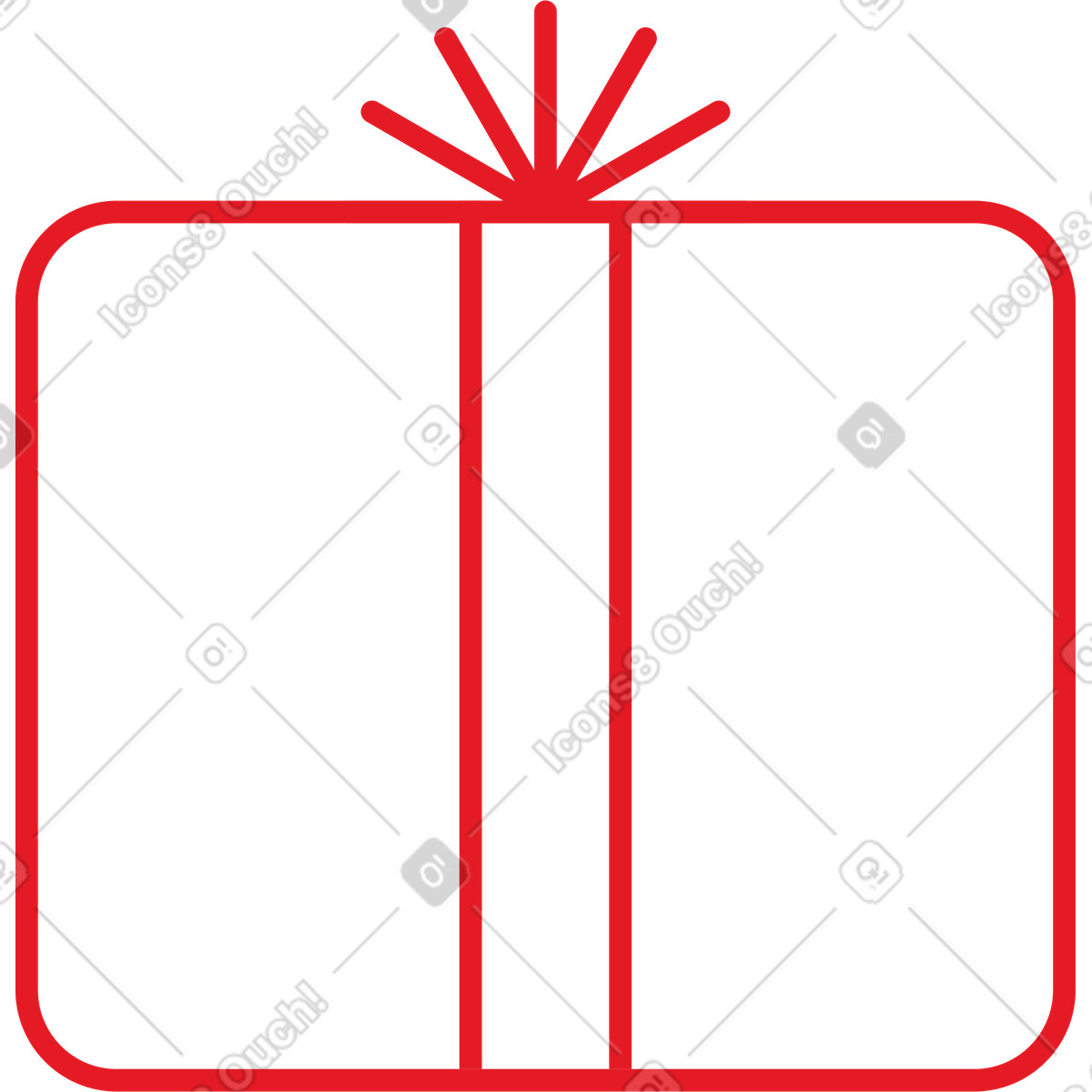 Illustration Cadeau dans le style Folks à télécharger aux formats PNG, SVG