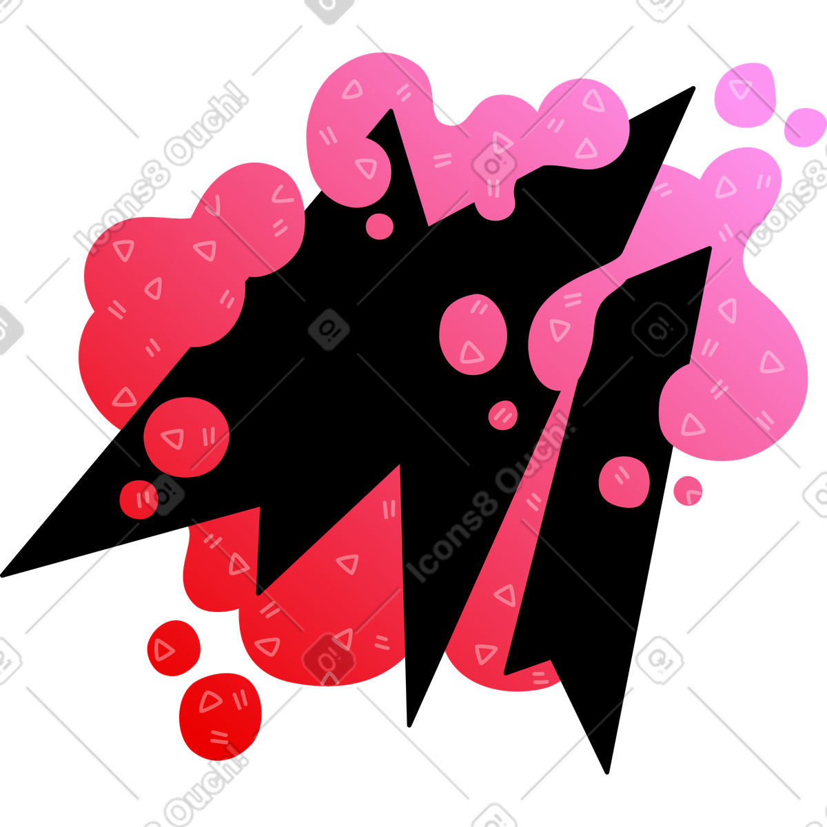 Rocky スタイルの 抽象的な背景赤 のイラストをPNG、SVG形式でダウンロード