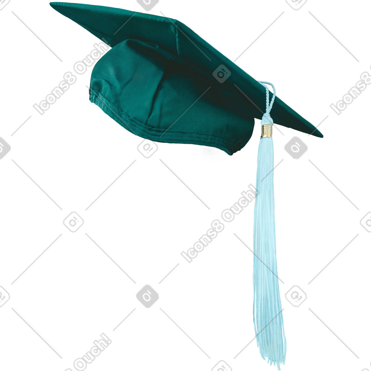 Graduating cap illustration in Marker style download in PNG, SVG