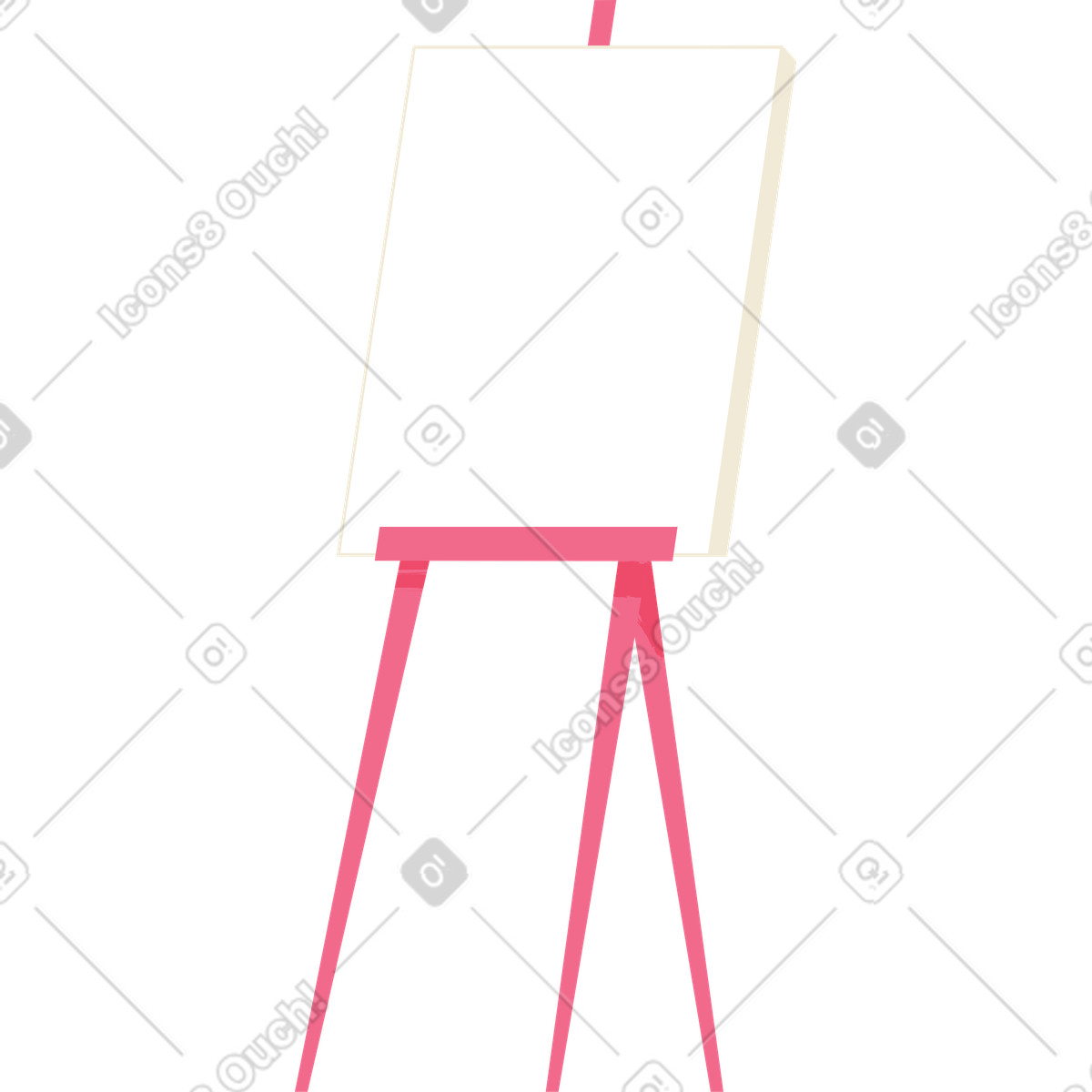 下载 Juicy 风格的 画架 插画，支持 PNG、SVG 格式