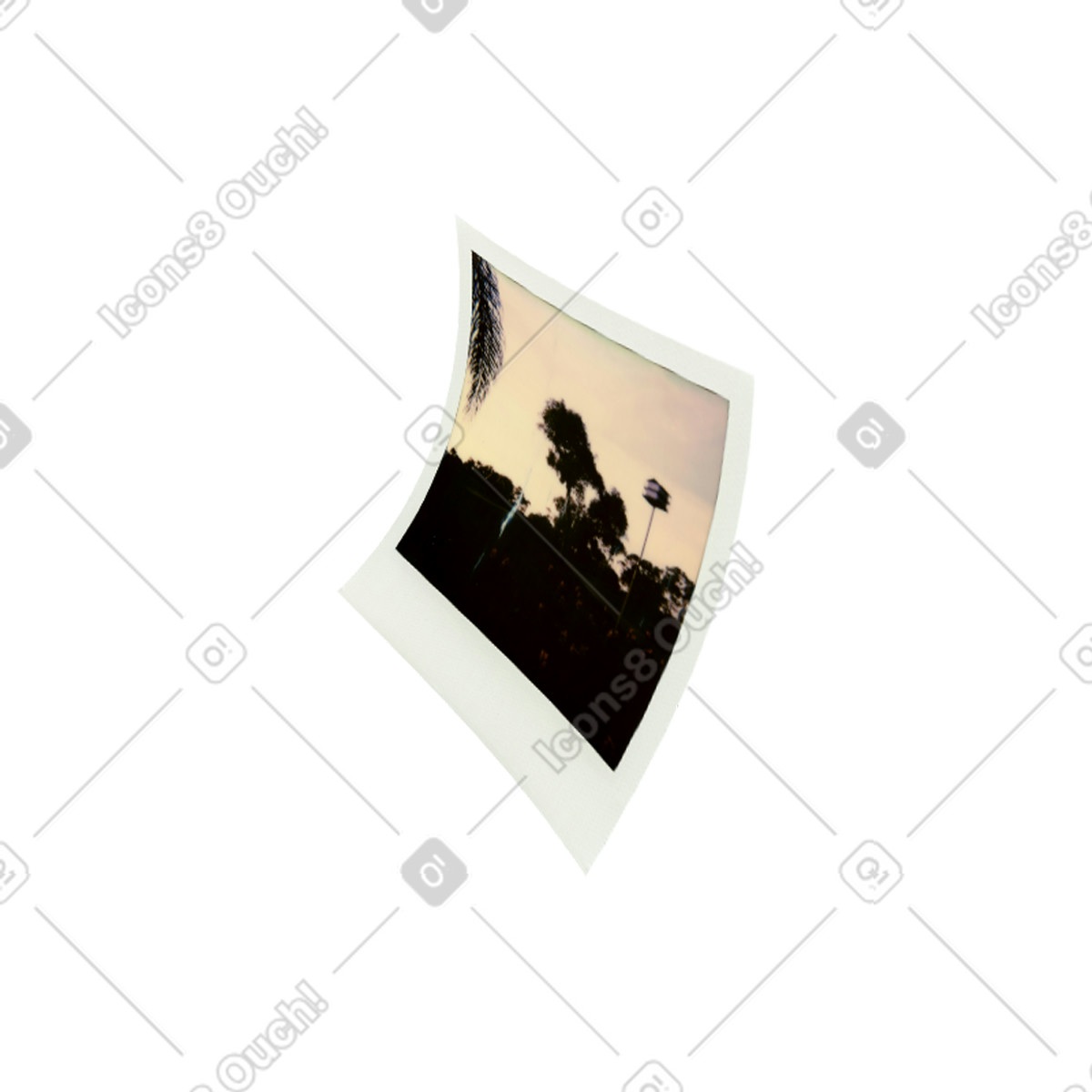Polaroid-Illustration im Energy-Stil als Download in PNG, SVG