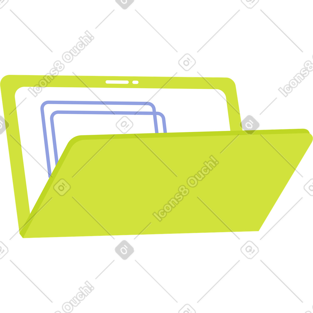 Ilustração animada de Ensinar laptops em no estilo Juicy para baixar em GIF, Lottie (JSON), AE