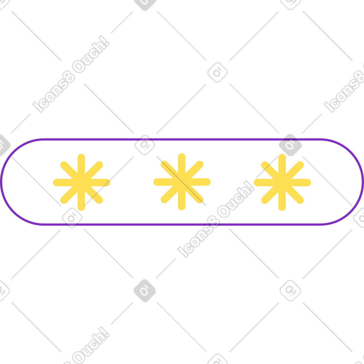 Elastic 스타일의 비밀번호 일러스트레이션 PNG, SVG 다운로드