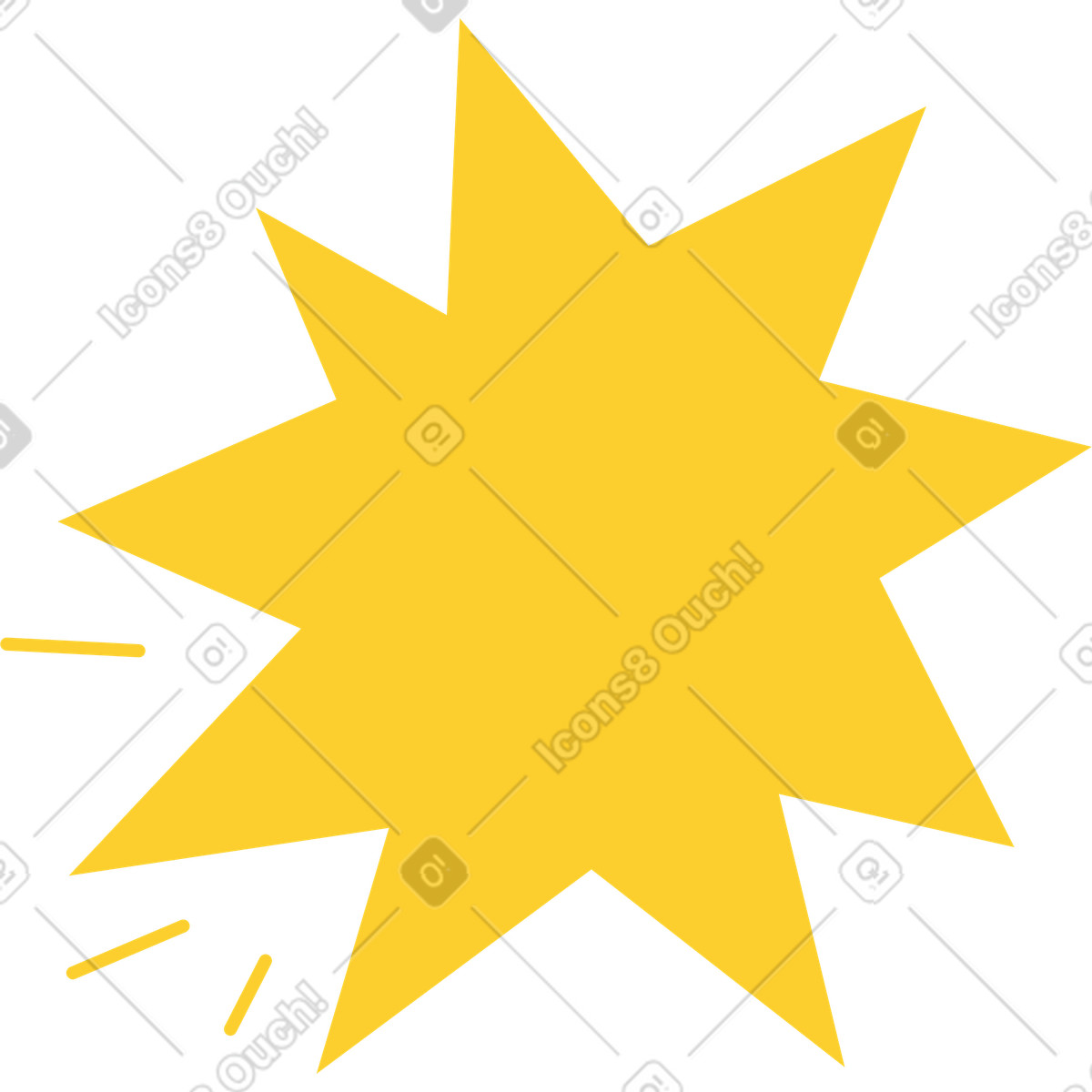 Ilustración Flash puntual en estilo Taxi a descargar en PNG y SVG