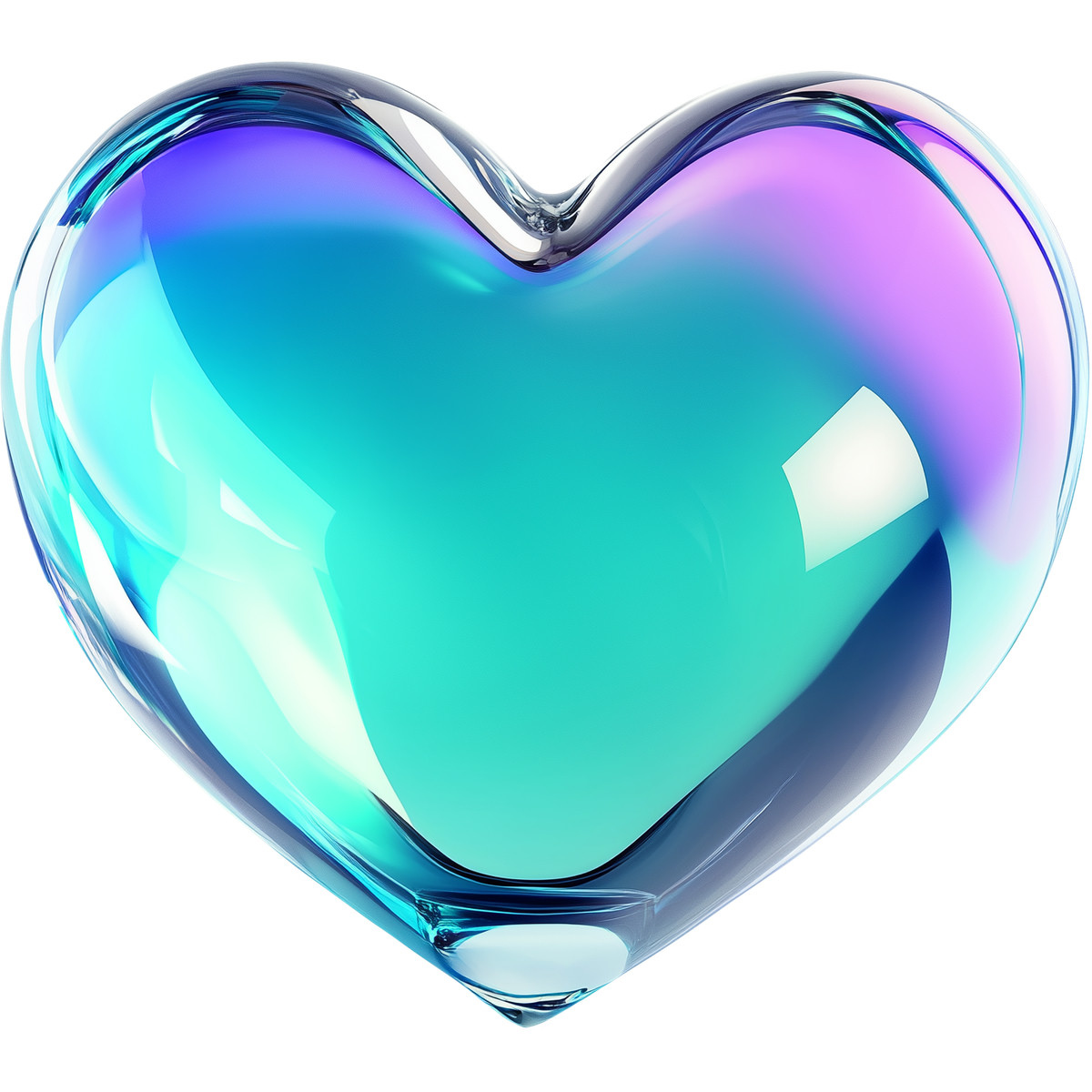Ilustração de Blue purple glass heart em no estilo Vitrum para baixar em PNG, SVG